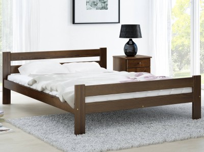 Łóżko drewniane Manta 160x200 eko orzech