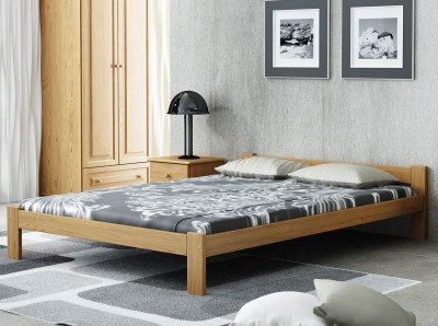 Łóżko drewniane Naba 160x200 eko dąb