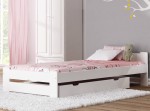 Łóżko drewniane Niwa 90x200 BIAŁE