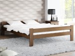 Łóżko drewniane Prima 140x200 eko orzech