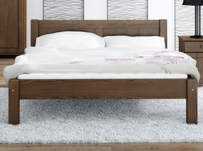 Łóżko sosnowe Wiktoria 160x200 ORZECH