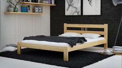 Łóżko sosnowe Nikola 140x200 sosna
