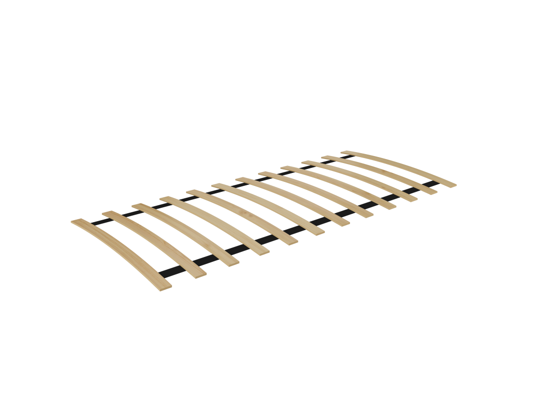 Łóżko sosnowe Lidia 90x200 orzech