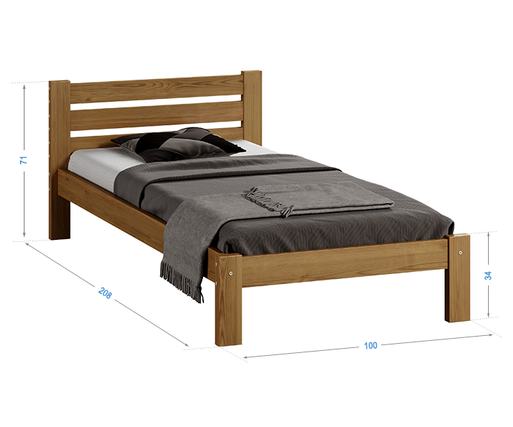 Łóżko Azja 90x200