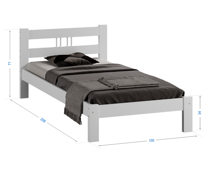 Łóżko Nikola 90x200