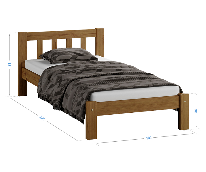 Łóżko Ofelia 90x200 Meble Magnat