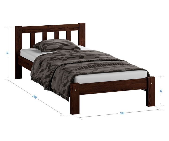 Łóżko Ofelia 90x200 Meble Magnat