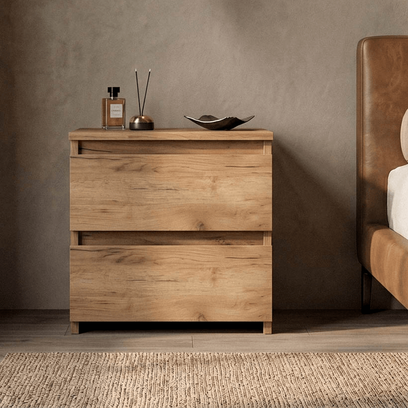 Szafki nocne z płyty meblowej