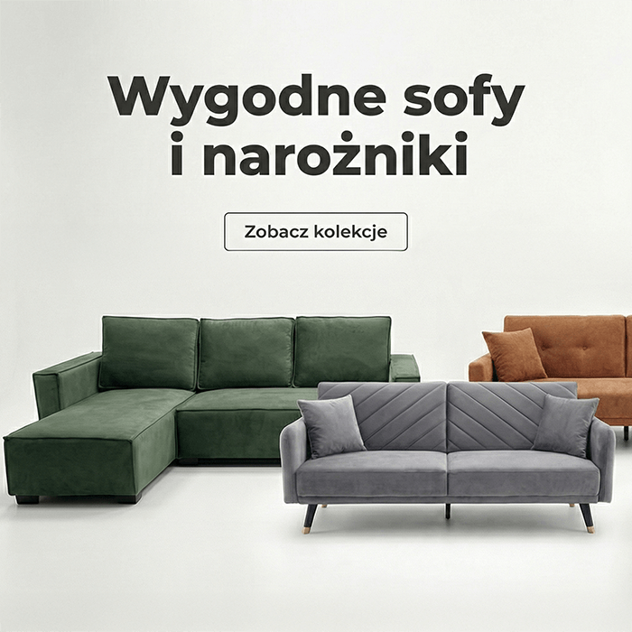 Wygodne Sofy i Narożniki